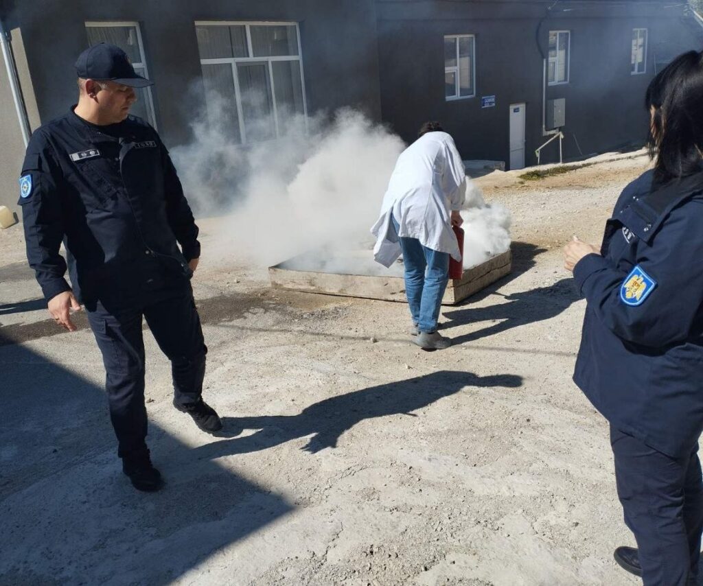 Instruirea anuală privind apărarea împotriva incendiilor, organizată la SCTO cu sprijinul IGSU